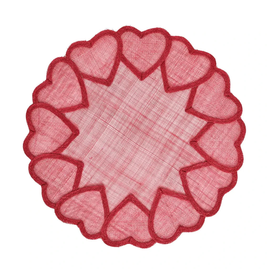 Juliska Heart Placemat - Pink
