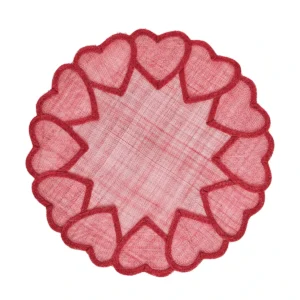 Juliska Heart Placemat - Pink