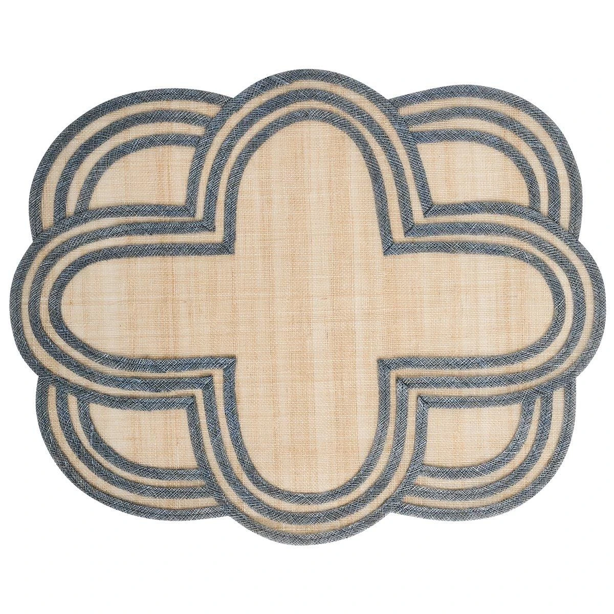 Juliska Scallop Stripe Placemat - Chambray