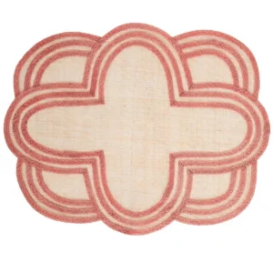 Juliska Scallop Stripe Placemat - Coral