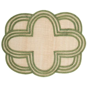 Juliska Scallop Stripe Placemat - Seagrass