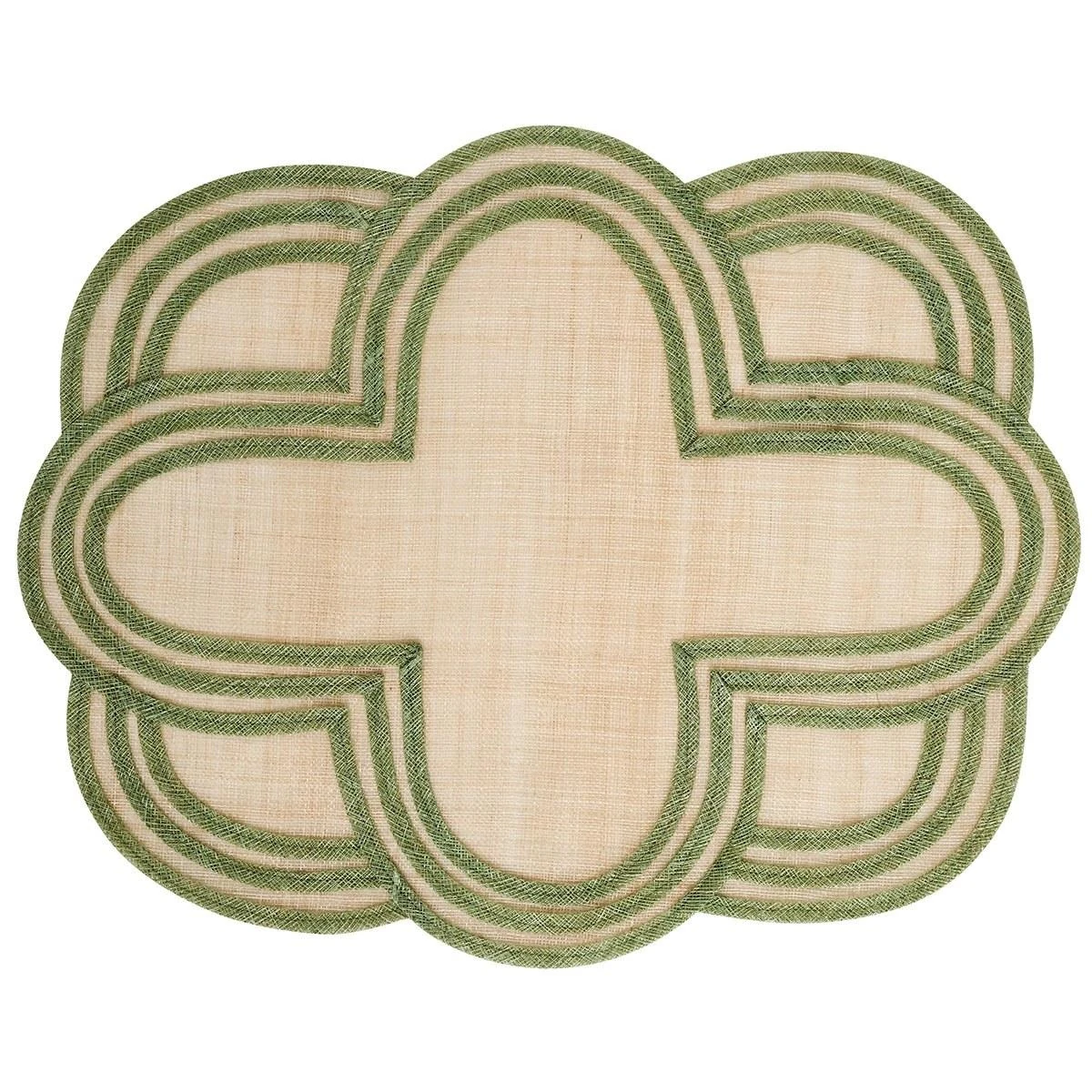 Juliska Scallop Stripe Placemat - Seagrass