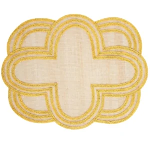 Juliska Scallop Stripe Placemat - Sunshine