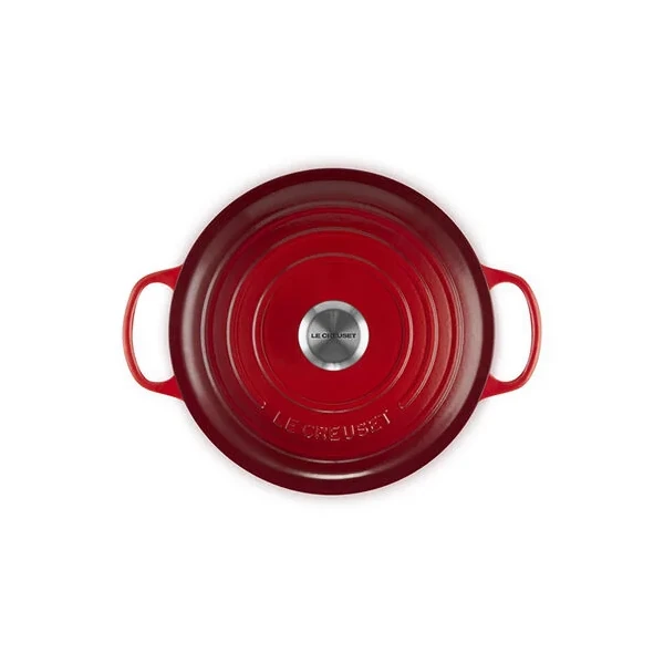 Le Creuset 6.5 Qt Signature Round Deep Oven - Cerise