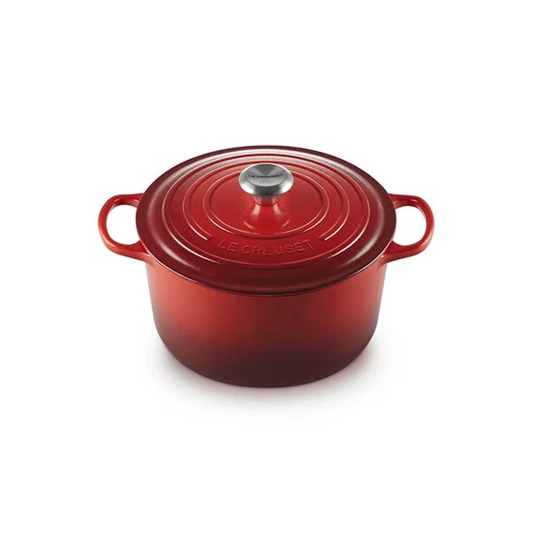 Le Creuset 6.5 Qt Signature Round Deep Oven - Cerise