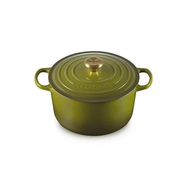 Le Creuset 6.5 Qt Signature Round Deep Oven - Olive