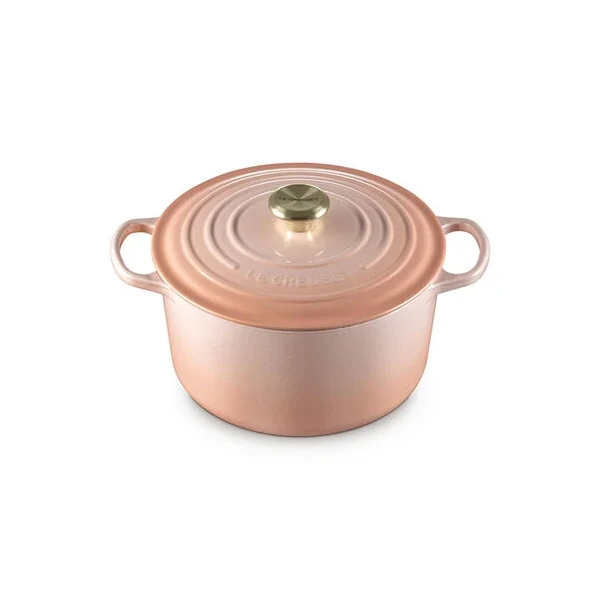 Le Creuset 6.5 Qt Signature Round Deep Oven - Peche