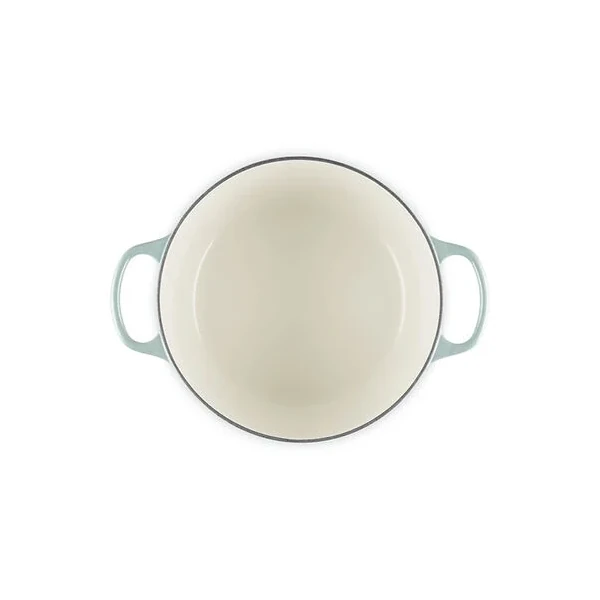 Le Creuset 6.5 Qt Signature Round Deep Oven - Sea Salt