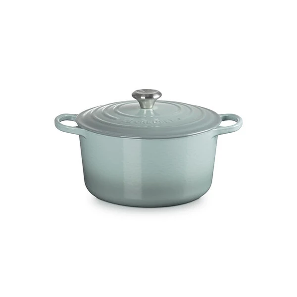 Le Creuset 6.5 Qt Signature Round Deep Oven - Sea Salt