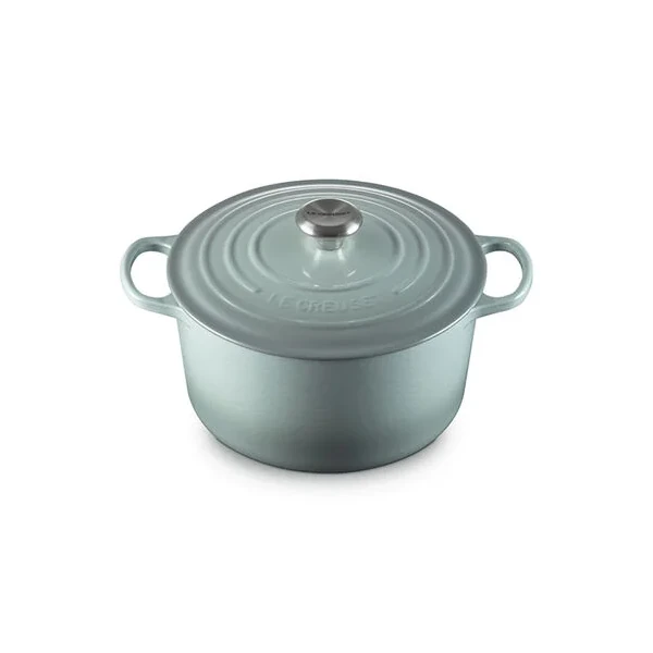 Le Creuset 6.5 Qt Signature Round Deep Oven - Sea Salt