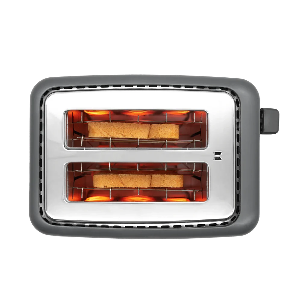 Livwell Touch IQ Matte Grey 2-Slice Toaster