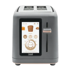 Livwell Touch IQ Matte Grey 2-Slice Toaster