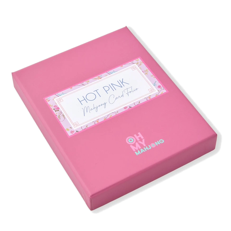 Oh My Mahjong Hot Pink Mahjong Card Folio