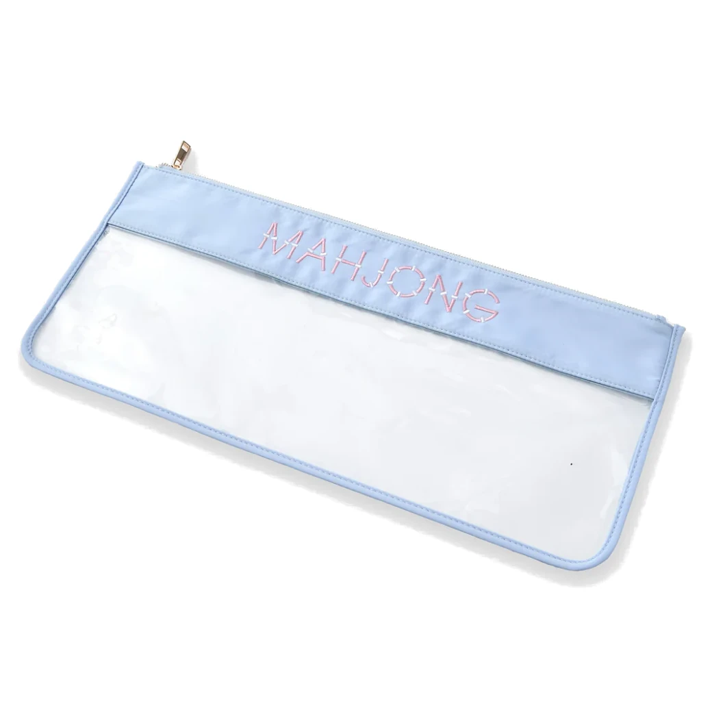 Oh My Mahjong Light Blue Bamboo Mahjong Bag