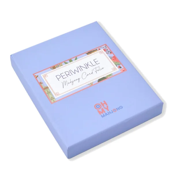 Oh My Mahjong Periwinkle Mahjong Card Folio