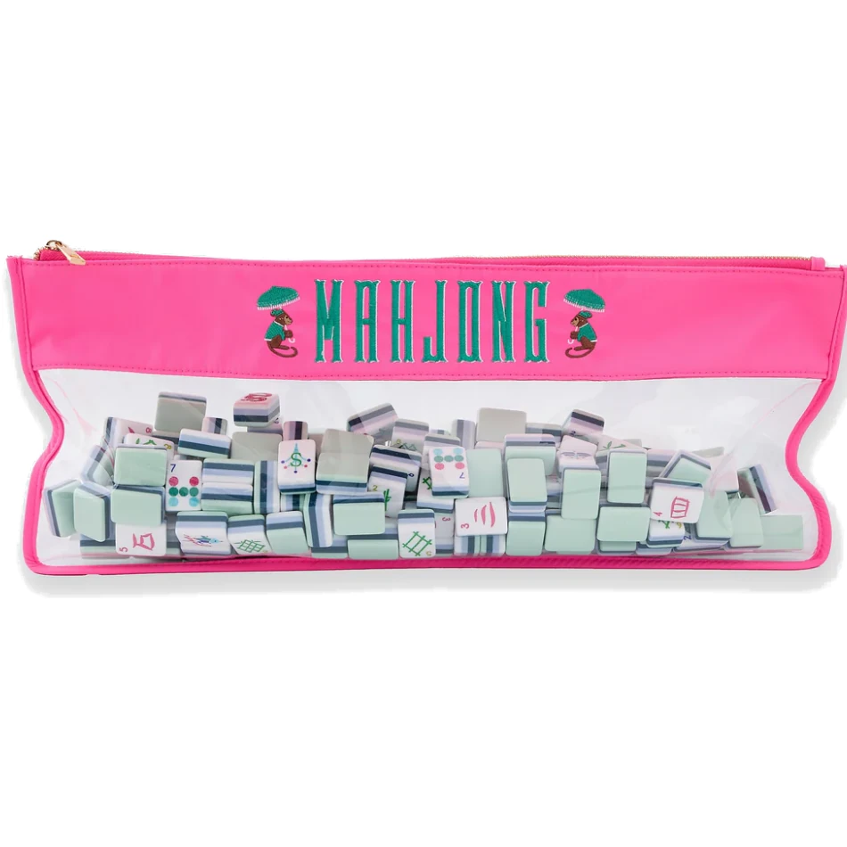 Oh My Mahjong Pink Monkey Mahjong Bag