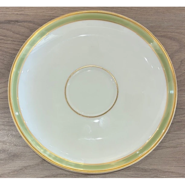Pickard Gr/Wht Signature Syncron Tea Saucer