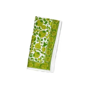 Pomegranate Jade Blossom Napkin