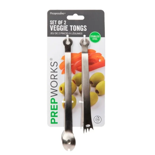 Progressive PrepWorks Veggie Tongs, Set of 2