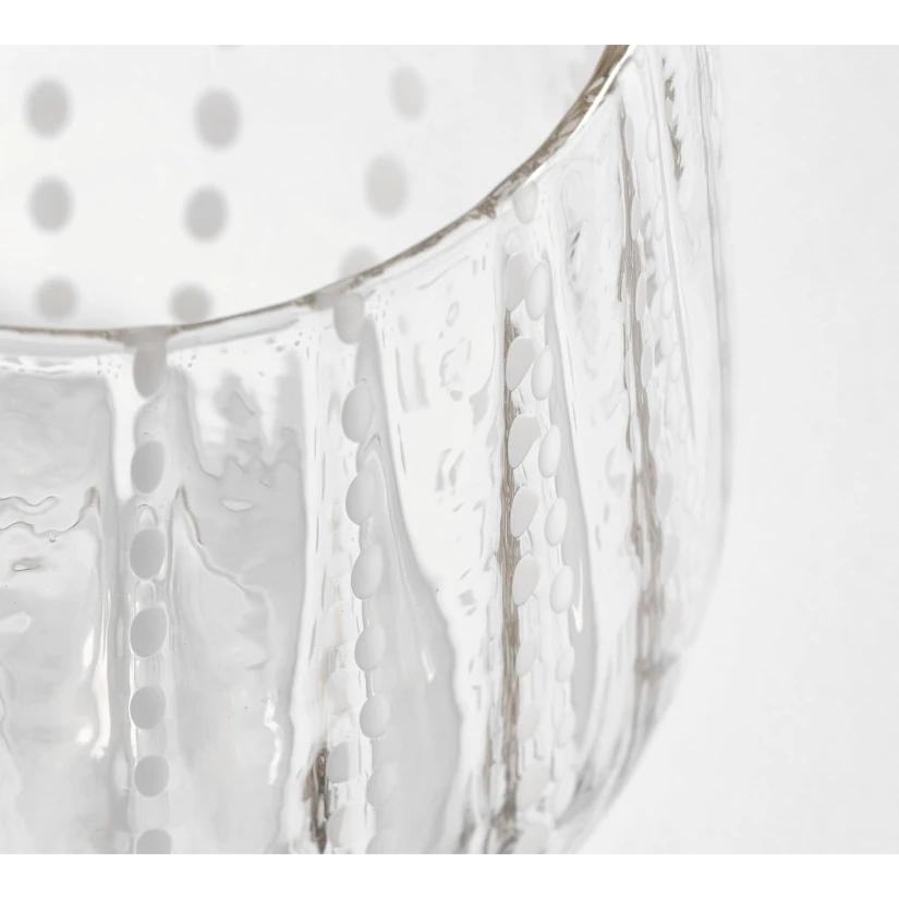 Qualia Dash Stem Wine Glass - Clear/White