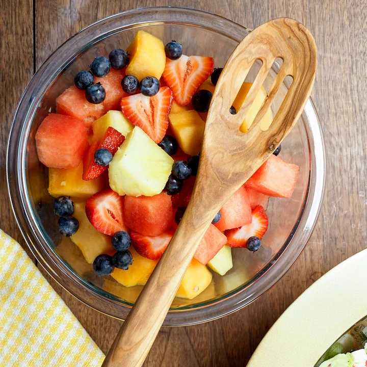 RSVP International Olive Wood Slotted Spoon