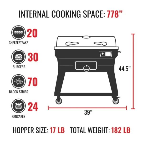 Recteq SmokeStone 600 Griddle