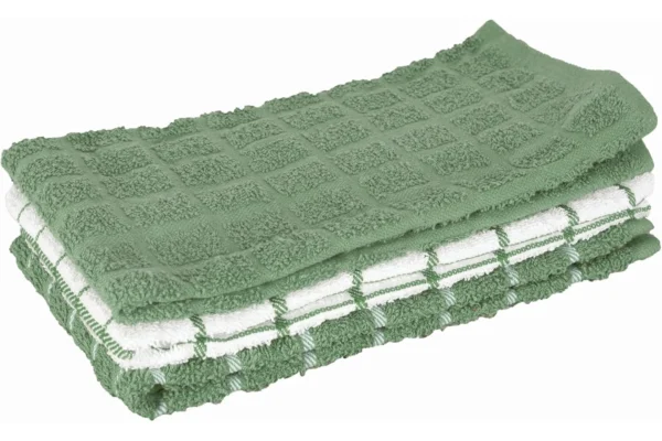 Ritz 3-pk Terry Kitchen Towels - Juniper