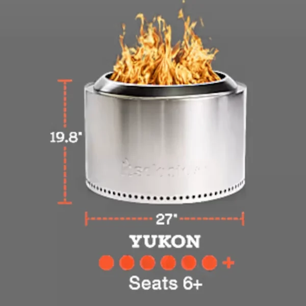 Solo Stove Yukon 27" + Stand Bundle - Ash