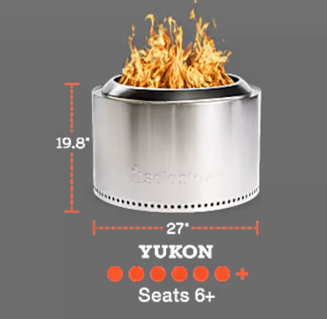 Solo Stove Yukon 27" + Stand Bundle - Ash