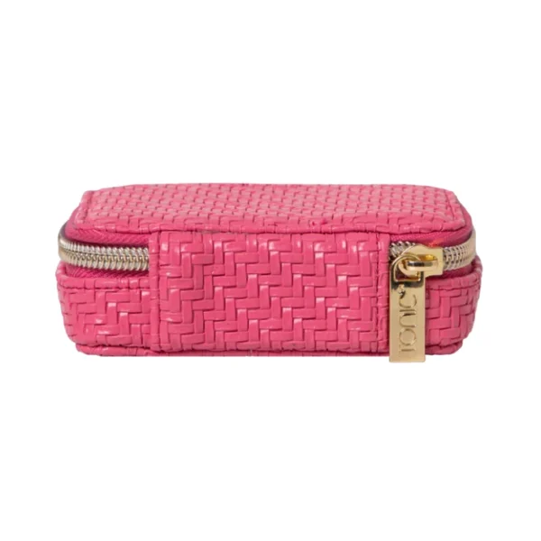 Tonic Pill Box - Herringbone Raspberry