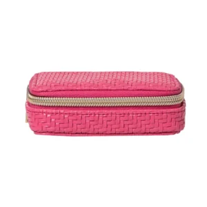 Tonic Pill Box - Herringbone Raspberry