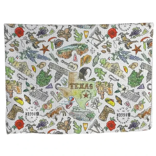 Wet-It Pippa Collection Texas Tea Towel