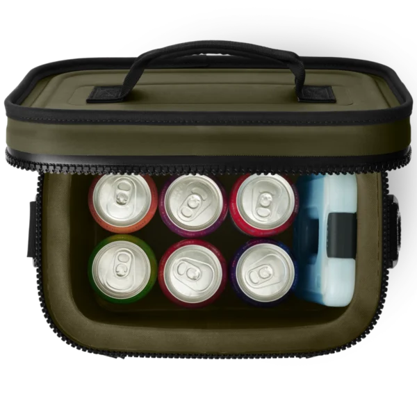 Yeti Hopper Flip 8 Soft Cooler - Olive Black3