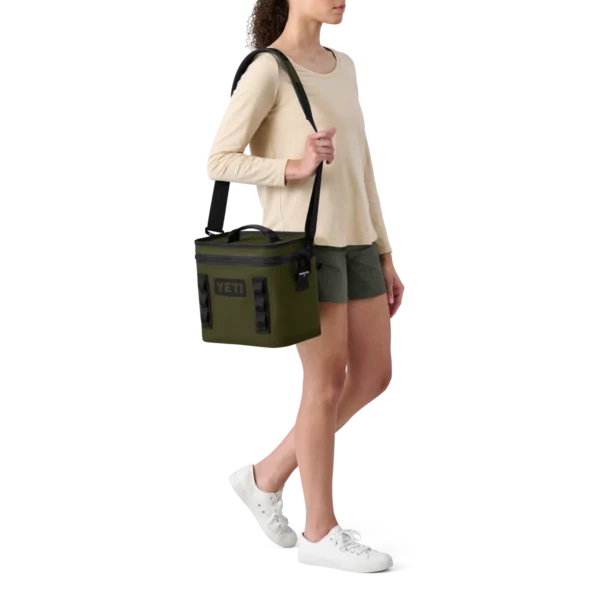 Yeti Hopper Flip 8 Soft Cooler - Olive Black5