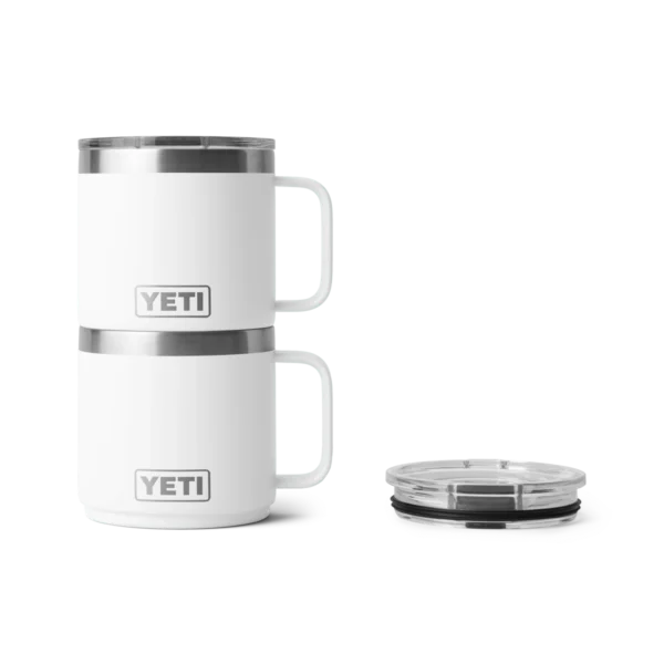 Yeti Rambler 14oz Stackable Mug with Durasip Ceramic Lining - White5