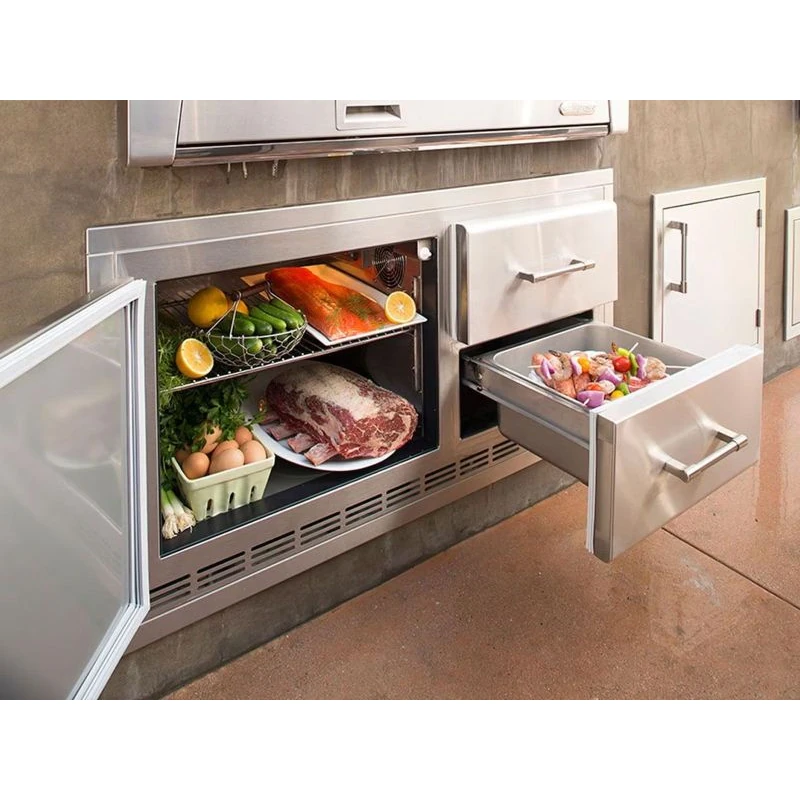Alfresco 42" 7.25 cu.ft. Outdoor Under-Grill Refrigerator