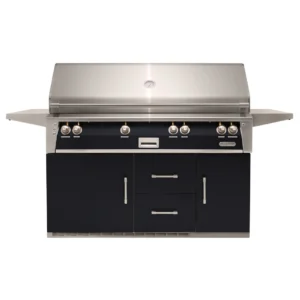 Alfresco 56" Luxury Grill on Refrigerated Cart
