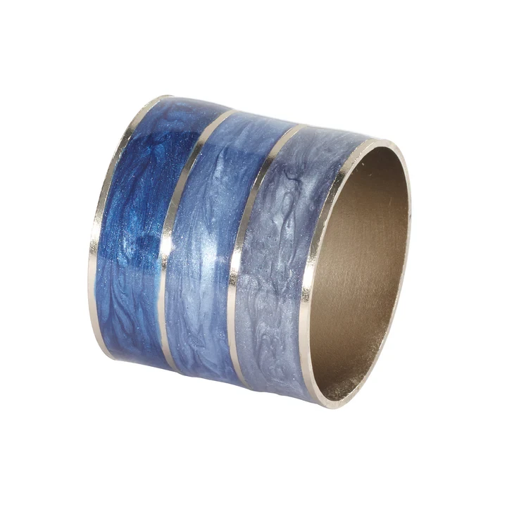 Bodrum Gradient Loop Napkin Ring - Blue