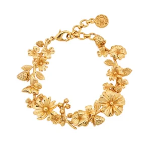 Capucine De Wulf Meadow Walk Bouquet Link Bracelet - Gold