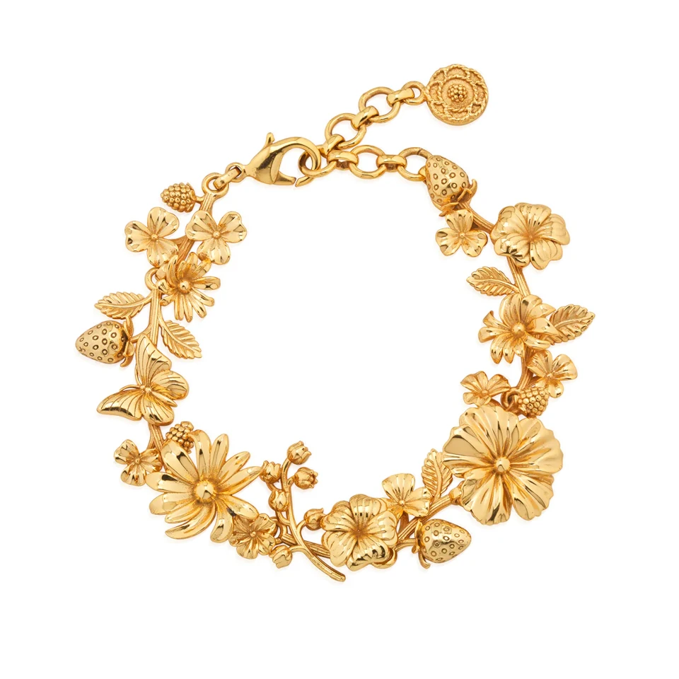 Capucine De Wulf Meadow Walk Bouquet Link Bracelet - Gold