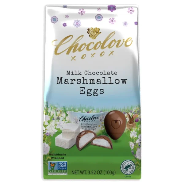 Chocolove Marshmallow Filled Milk Chocolate Eggs