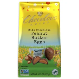Chocolove Peanut Butter Filled Milk Chocolate Eggs