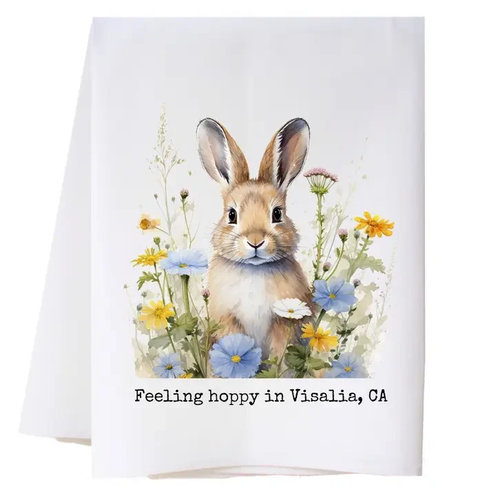 Cora & Pate Feeling Hoppy Kitchen Towel
