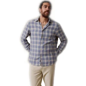 Faherty Palmetto Shirt - Shore Flint Plaid