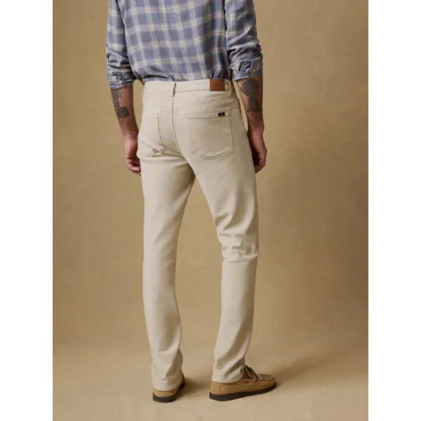 Faherty Stretch Terry 5-Pocket Pant - Stone