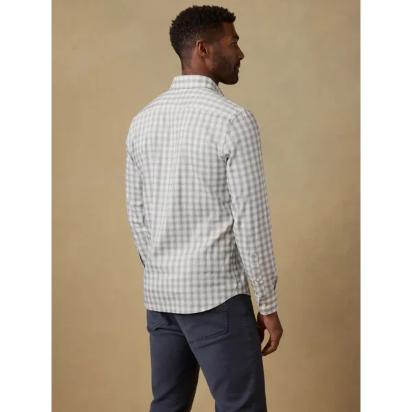Faherty The Movement Shirt - Arctic Sage Check