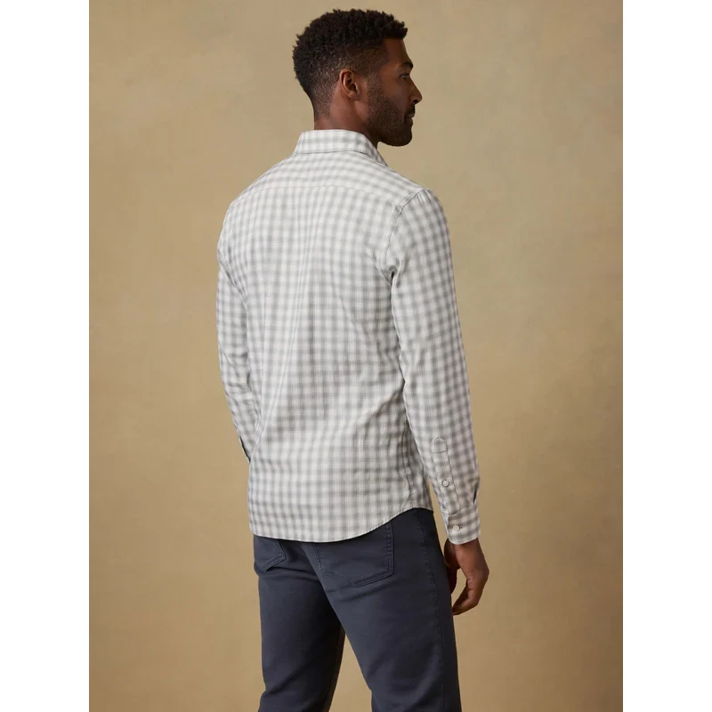 Faherty The Movement Shirt - Arctic Sage Check