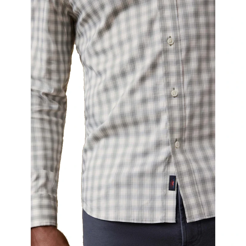 Faherty The Movement Shirt - Arctic Sage Check