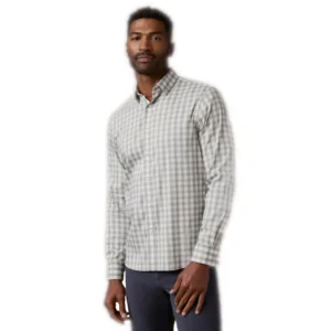 Faherty The Movement Shirt - Arctic Sage Check