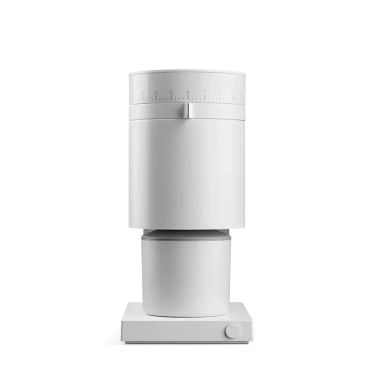 Fellow Opus Conical Burr Coffee Grinder - Matte White